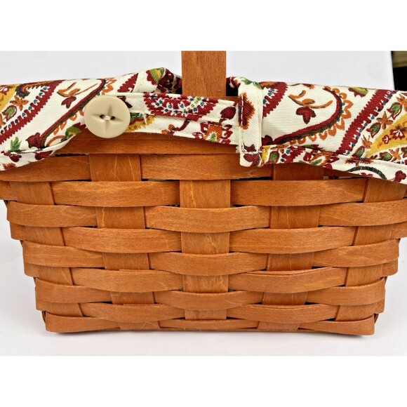 Longaberger Bundle: Halloween Trick or Treat Bag Spring Spice Basket & BB Tie On - Picture 5 of 16